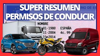 ®️ RESUMEN PERMISOS CONDUCIR🚚 TEÓRICA CARNET DE COCHE 2024 [upl. by Iloj497]