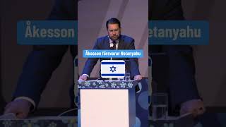 Jimmie Åkesson försvarar Benjamin Netanyahu [upl. by Stefania]