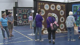 QuiltWeek begins in Lancaster for day off all things quilts [upl. by Adelric]