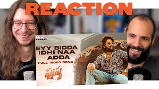 Pushpa 2021 Eyy Bidda Idhi Naa Adda  Favorite Song Reaction  Allu Arjun  Devi Sri Prasad [upl. by Collete670]