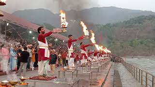 Live Ganga Aarti Triveni Ghat Rishikesh 23052024 [upl. by Brigitte518]