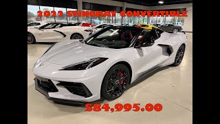 2022 CORVETTE STINGRAY C8 CONVERTIBLE [upl. by Birdt]