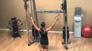 GDCC200 Cable Crossover Exercises  Kneeling Lat Pull down [upl. by Rodgers499]