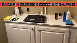 How I Clean my records with the Vinyl Vac 33 DIY Record Cleaning Machine [upl. by Callan]