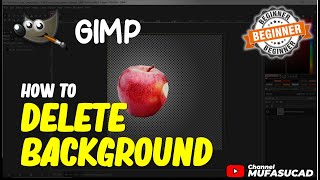 Gimp How To Delete Background [upl. by Ailema]