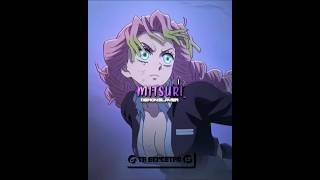 mist hashira muichiro vs love hashira mitsuri yuji anime animecharacter edit [upl. by Pennebaker]