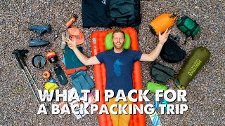 My Gear Loadout For 3 Night 4 Day Backpacking Trip Backpacking Essentials and Food [upl. by Notseh]