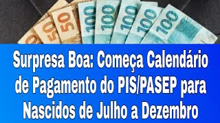 Surpresa Boa Começa Calendário de Pagamento do PISPASEP para Nascidos de Julho a Dezembro [upl. by Landon242]