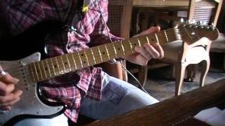 Omar amp the Howlers Mississippi Hoo Doo Man Fender strat guitar cover from Live in Ge [upl. by Ah531]