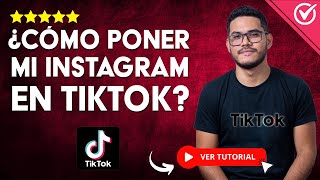 Cómo PONER mi INSTAGRAM en TikTok  🔃​ Lleva a tus Seguidores de TikTok a Instagram ​🔃​ [upl. by Bensky]