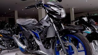 2024 Suzuki RAIDER R150 FI Metallic Matte Fibroin Gray [upl. by Eelarbed]