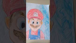 Super Mario drawing by Vihuttan mario malayalmcomedy [upl. by Bowes95]