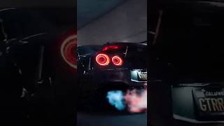 Nissan GTR Nismo Exhaust Flames [upl. by Laerdna392]