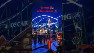 German 🇩🇪 rollercoaster 🎢 hindi mela germanbeer oktoberfest fair shocking viralvideo [upl. by Akkina454]