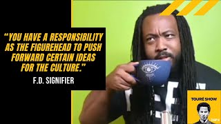 FD Signifier talks the responsibility to The Culture that rappers have [upl. by Anelhtac]