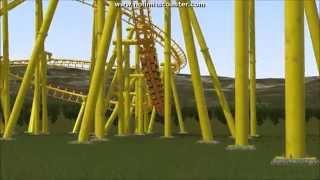 Knock Off Vekoma SLC Shenlin Nolimits coaster 2 [upl. by Damas955]