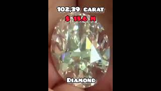 102 Carat diamond sold for USD 156 M [upl. by Halvaard506]