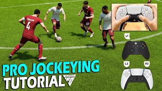 How to Jockey in EA FC 24 in under 5 minutes  Pro Jockeying Techniques eafc24 [upl. by Idnarb]