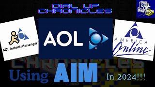 Using AOL Instant Messenger in 2024 [upl. by Atinnor]