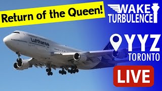 🔴LIVE Toronto Pearson Airport Plane Spotting ️✈️ LUFTHANSA 747 RETURNS [upl. by Halimeda]