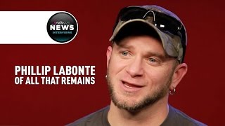 Phillip Labonte Talks About All That Remains Triangle of Hate [upl. by Marzi453]