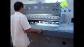 Paper Cutting Machine Guillotine [upl. by Athal505]