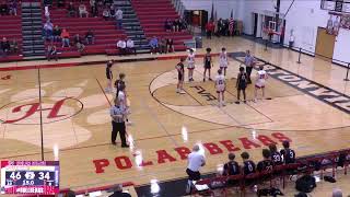 Hortonville High vs Kaukauna High JV Basketball Game [upl. by Shirleen903]