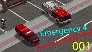 Viel Feuer  Lets Play Emergency 4 Hammerstadt Mod 001 [upl. by Merralee]