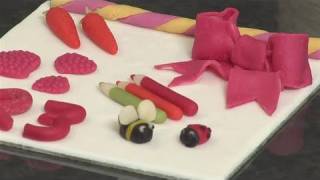 How To Do Marzipan Cake Decorations [upl. by Taro]