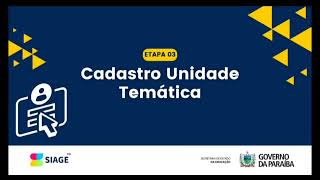 TUTORIAL  SIAGE Unidade temática plano de ensino e diário de classe [upl. by Benisch57]