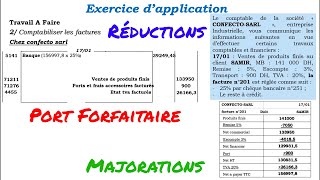 exercice dapplication 3 la facturation transport forfaitaire [upl. by Nuawtna718]