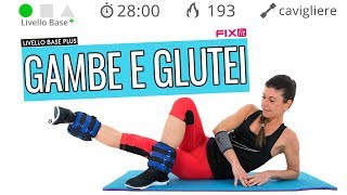 Esercizi Con Le Cavigliere Per Gambe e Glutei  Cardio Senza Salti Plus [upl. by Deach]