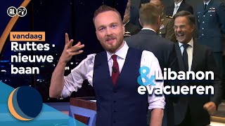 Hoe ging Ruttes eerste dag  De Avondshow met Arjen Lubach S6 [upl. by Ettolrahs]