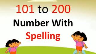 101 to 200 English Number with spelling [upl. by Emil977]