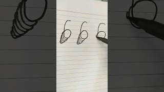 666 easy drawing art shortvideo [upl. by Lachman]