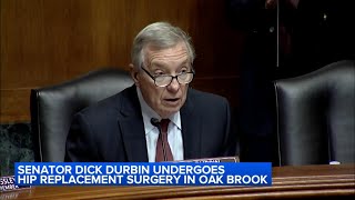 Illinois Senator Dick Durbin undergoes hip replacement surgery [upl. by Analim]