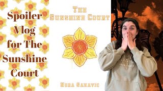 Reading The Sunshine Court Spoiler Vlog [upl. by Atterys]