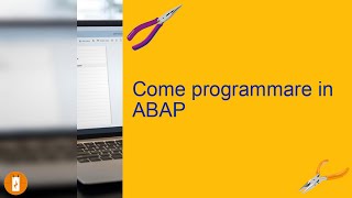 Come programmare in ABAP [upl. by Beatrisa]