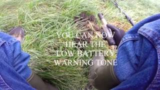 Garrett Pro Pointer Low Battery Metal Detecting [upl. by Coady761]