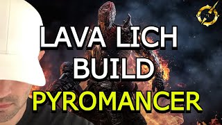 OUTRIDERS PYROMANCER LAVA LICH BUILD  SOLO APOC TIER 21 EYE OF THE STORM pyromancer [upl. by Joyann608]