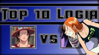 One Piece Top 10 Logia Nutzer [upl. by Aerbua]