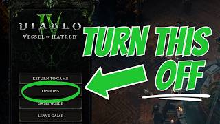 5 Diablo 4 Tips  Settings To Turn Off Now Vol 2 PC amp Console [upl. by Krakow757]