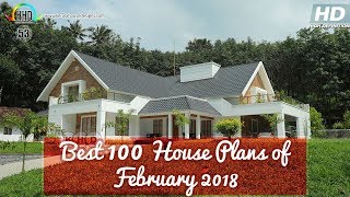 Top 100 House designs February 2018 [upl. by Anaiv]