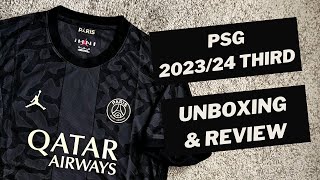 PSG 202324 match third jersey DriFIT ADV Unboxing amp Review [upl. by Oirevas]