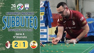 Flli Bari Reggio E vs SC Sombrero Serie A  Campionato Nazionale a squadre di Subbuteo Tr 2024 [upl. by Osy]