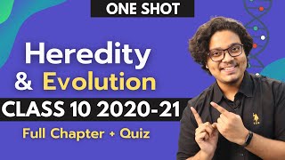 Heredity amp Evolution Class 10  One Shot  Full Lecture  Class 10 202021 [upl. by Faubert]