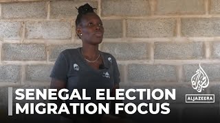 Senegal election Stopping migration a top campaign issue [upl. by Klatt]