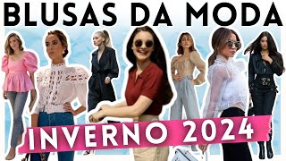 🔴Essas BLUSAS estão na MODA E VÃO BOMBAR NO INVERNO 2024  Maga Moda [upl. by Arekahs]