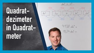Quadratdezimeter in Quadratmeter umrechnen umwandeln [upl. by Nitsirt999]