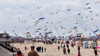 Kites in Berck sur mer 2023 – Festival de cerfvolant de Berck [upl. by Anihpled]